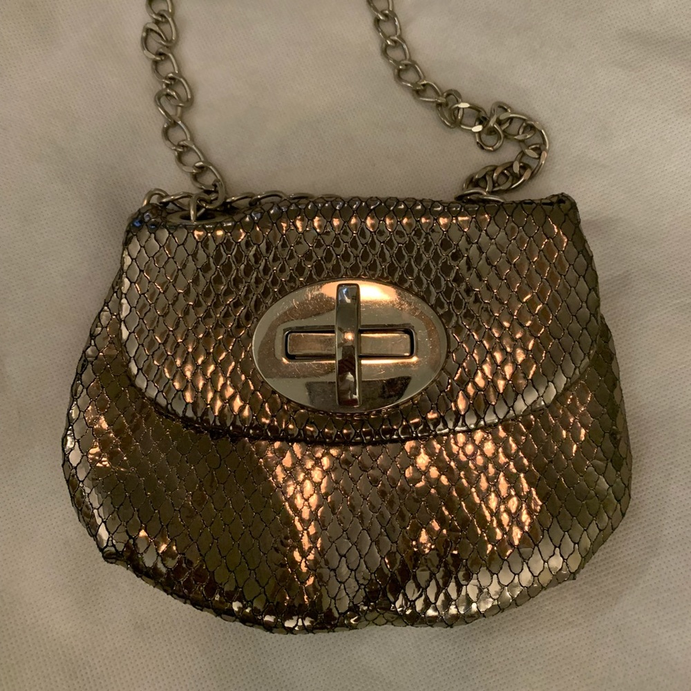 Stuart Weitzman Gold Shoulder Bag